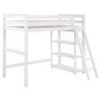 Anica 3-shelf Wood Twin Loft Bed White Online Sale