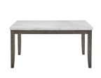 Emily White Marble Top Dining Table Online Hot Sale