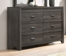 Adalaide 6 Drawer Grayish Brown Dresser Fashion