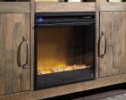 Dorrinson Corner TV Stand with Electric Fireplace Online now