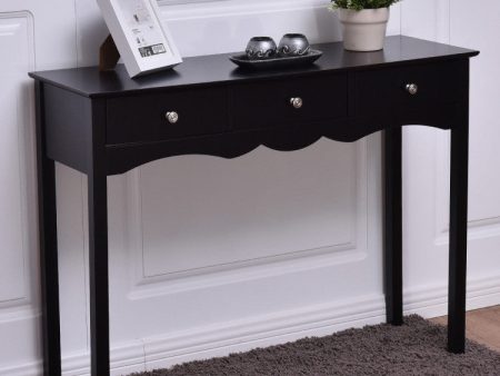 3-Drawers Hall Console Table for Entryway Supply