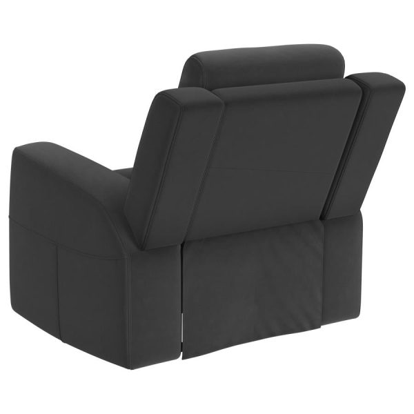 Brentwood Upholstered Recliner Chair Black Fashion