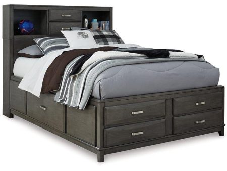 Caitbrook Storage Bed with 7 Drawers Online Hot Sale