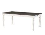 Joanna 64-80 inch Dining Table w  16″Leaf on Sale