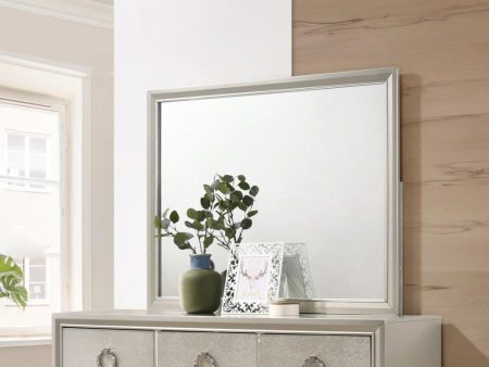 Salford Rectangular Dresser Mirror Metallic Sterling Online