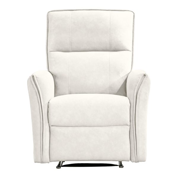 Asheville Cream Suede Recliner Chair Online