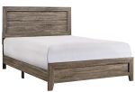 Millie  Greyish Brown Panel Bed on Sale