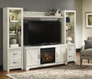 Bellaby 4-Piece Entertainment Center with Electric Fireplace Hot on Sale