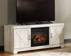 Bellaby 63  TV Stand with Electric Fireplace Cheap