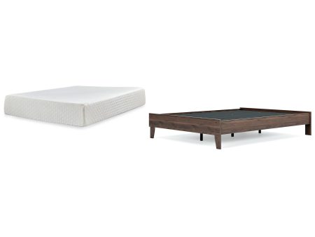 Calverson Bed and Mattress Set Sale