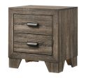 Millie Greyish Brown Nightstand Online Hot Sale