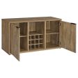 Jamestown 2-Door Dining Sideboard Buffet With Wine Storage Mango Brown Online