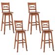 Swivel 30-Inch Bar Height Stool Set of 2 with Footrest Cheap