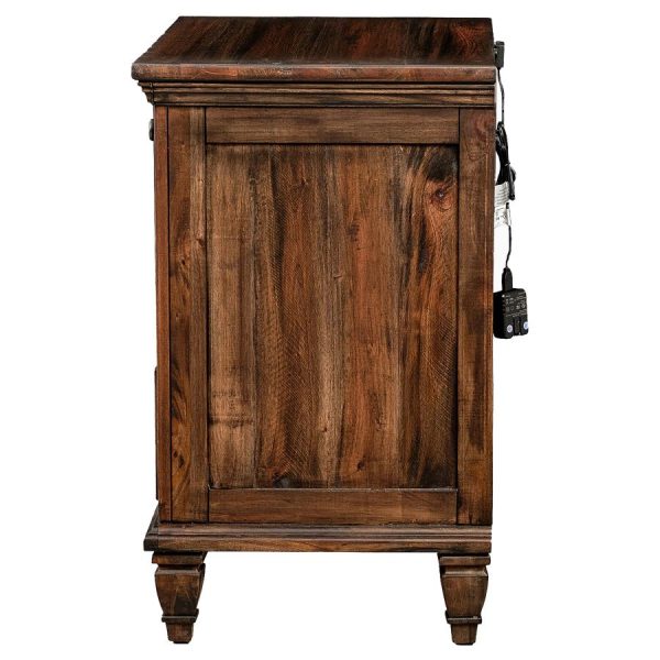 Avenue 3-drawer Nightstand Weathered Burnished Brown Online Sale