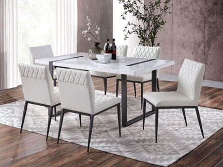 ALESSIA 7 PIECE DINING SET Supply