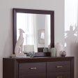 Kauffman Rectangular Dresser Mirror Dark Cocoa on Sale