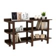 59 Inch Console Table with 3-tier Open Shelf for Front Hall, Hallway and Foyer Discount