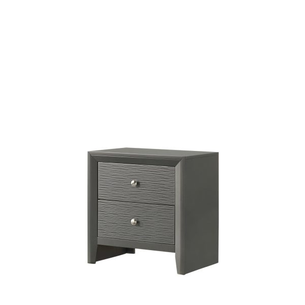 DENKER NIGHT STAND GUN METAL For Sale