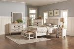 Franco Panel Bed Antique White Online Hot Sale