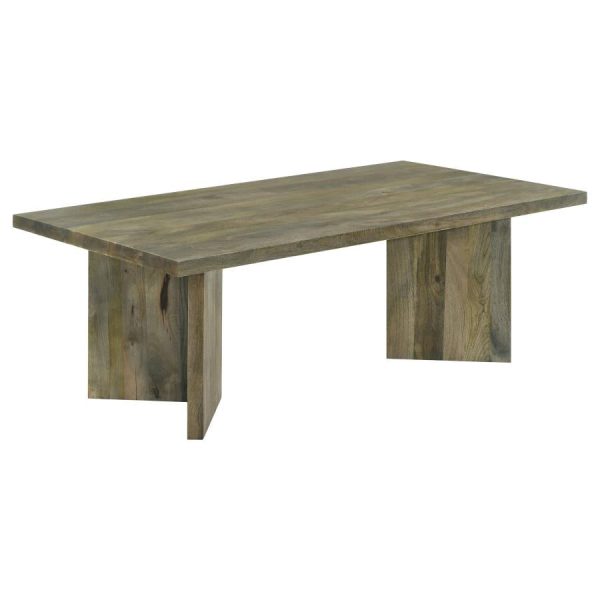 Andando Rectangular Solid Wood Coffee Table Mango Brown Fashion