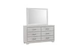 White Sands Chalk Bedroom Dresser Mirror Sale