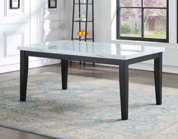 Sterling 66-inch Faux-Marble Dining Table Fashion