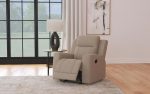 Brentwood Upholstered Recliner Chair Taupe Cheap