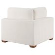 Lakeview Upholstered Corner Chair Ivory Hot on Sale