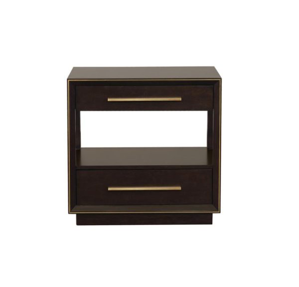 Durango 2-drawer Nightstand Smoked Peppercorn Online Hot Sale