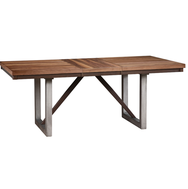 Spring Creek Dining Table with Extension Leaf Natural Walnut Discount