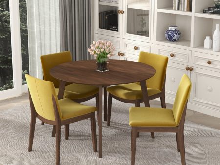 Alana Dining Table (Walnut) For Sale