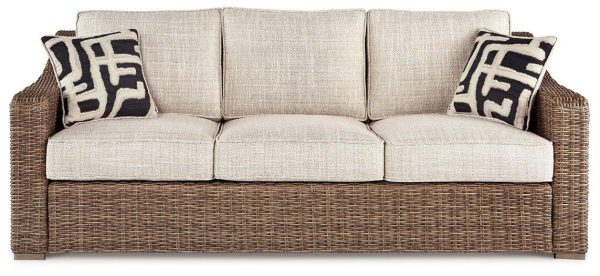 Beachcroft Outdoor Sofa with Cushion For Sale