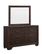 Kauffman Rectangular Dresser Mirror Dark Cocoa on Sale