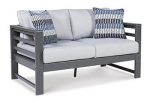 Amora Outdoor Loveseat with Cushion For Sale