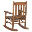 Annie Slat Back Youth Rocking Chair Golden Brown Online Hot Sale