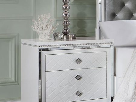 Eleanor Rectangular 2-drawer Nightstand White Online Sale