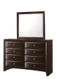 Emily Dark Cherry Bedroom Dresser Mirror Online Hot Sale