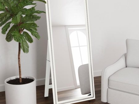 Windrose 28 x 67 Inch Tempered LED Standing Mirror Sale