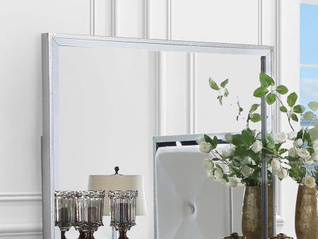 Larue Rectangular Dresser Mirror Silver Discount