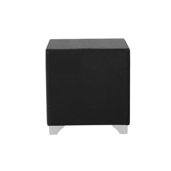 Melody 2-drawer Upholstered Nightstand Grey Online now