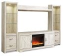 Bellaby 4-Piece Entertainment Center with Fireplace Online Hot Sale