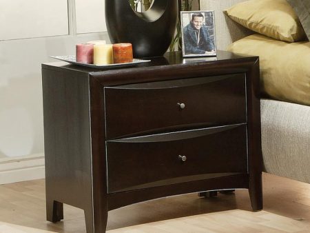 Phoenix 2-drawer Nightstand Deep Cappuccino Online