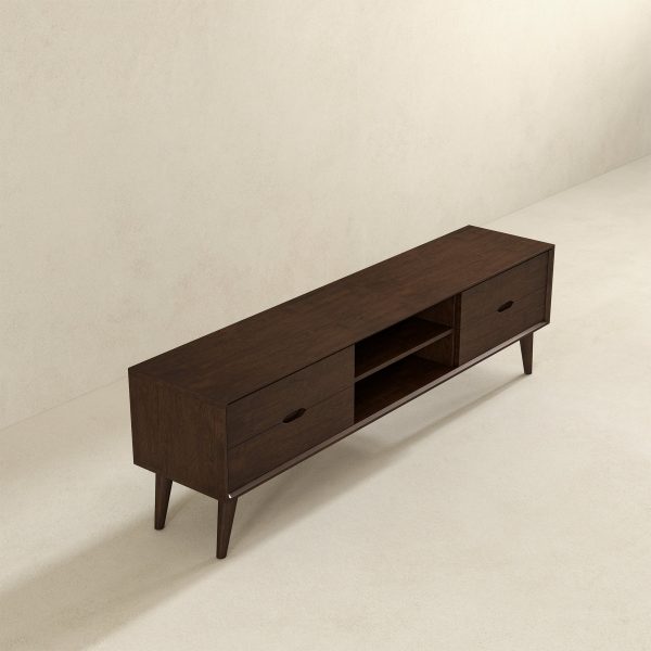 Adrian  TV Stand (Walnut) Supply