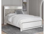 Altyra Queen Panel Bed with Upholstered Headboard Discount