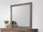 Frederick Square Dresser Mirror Weathered Oak For Cheap