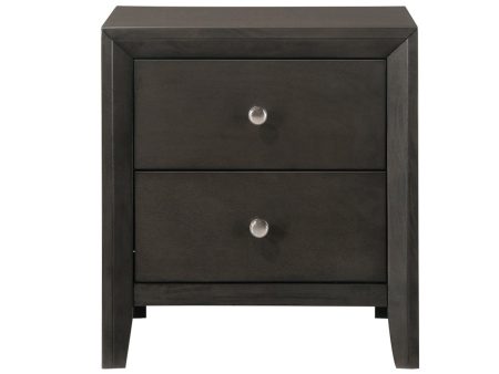 Evan Grey Nightstand Online Hot Sale