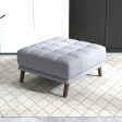 Addison Square Upholstered Ottoman For Sale