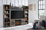 Derekson 4-Piece Entertainment Center with Electric Fireplace on Sale