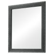 Melody Rectangular Upholstered Dresser Mirror Grey Online