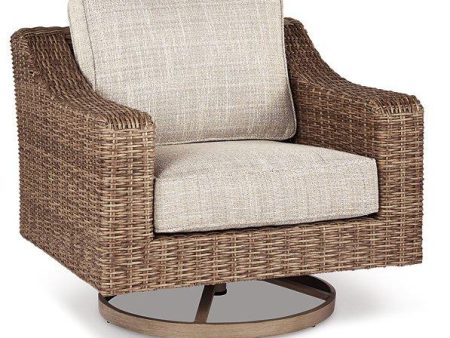 Beachcroft Outdoor Swivel Lounge with Cushion on Sale